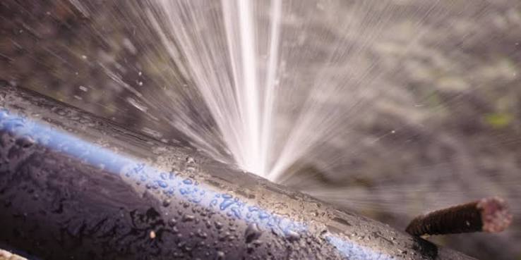 Water pipe leak